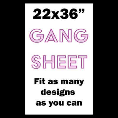 Full Color DTF Gang Sheet 22x36" Thumbnail