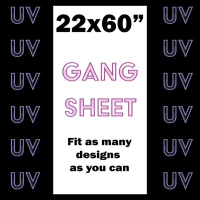 UV DTF Gang Sheet 22x60" Thumbnail