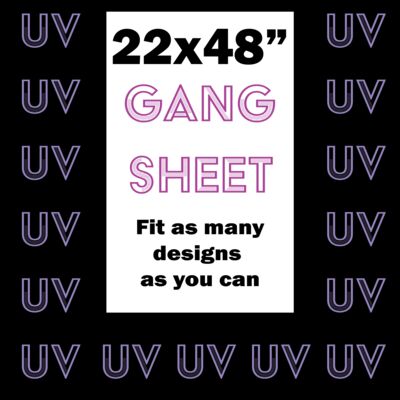 UV DTF Gang Sheet 22x48" Thumbnail