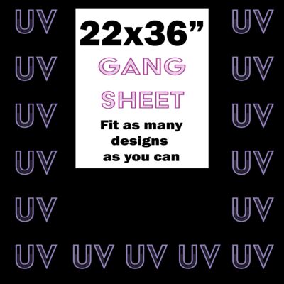 UV DTF Gang Sheet 22x36" Thumbnail